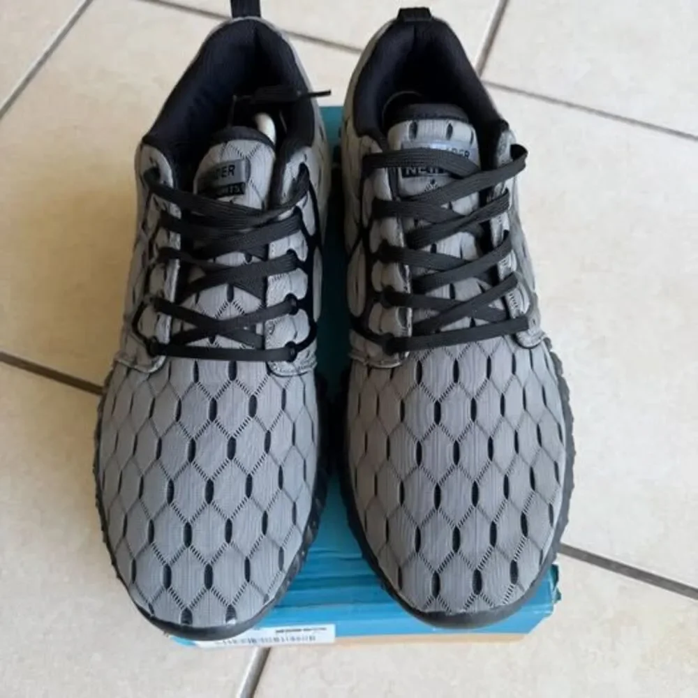 Aleader Super-lite Men's Running Shoes Size 14 Gray Black New With Box A9912M